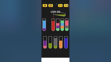 Water sort puzzle level 522