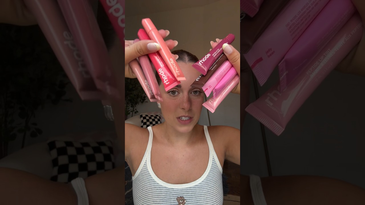 СРАВНЕНИЕ ВСЕХ ОТТЕНКОВ ДЛЯ ГУБ RHODE 🫦💗✨