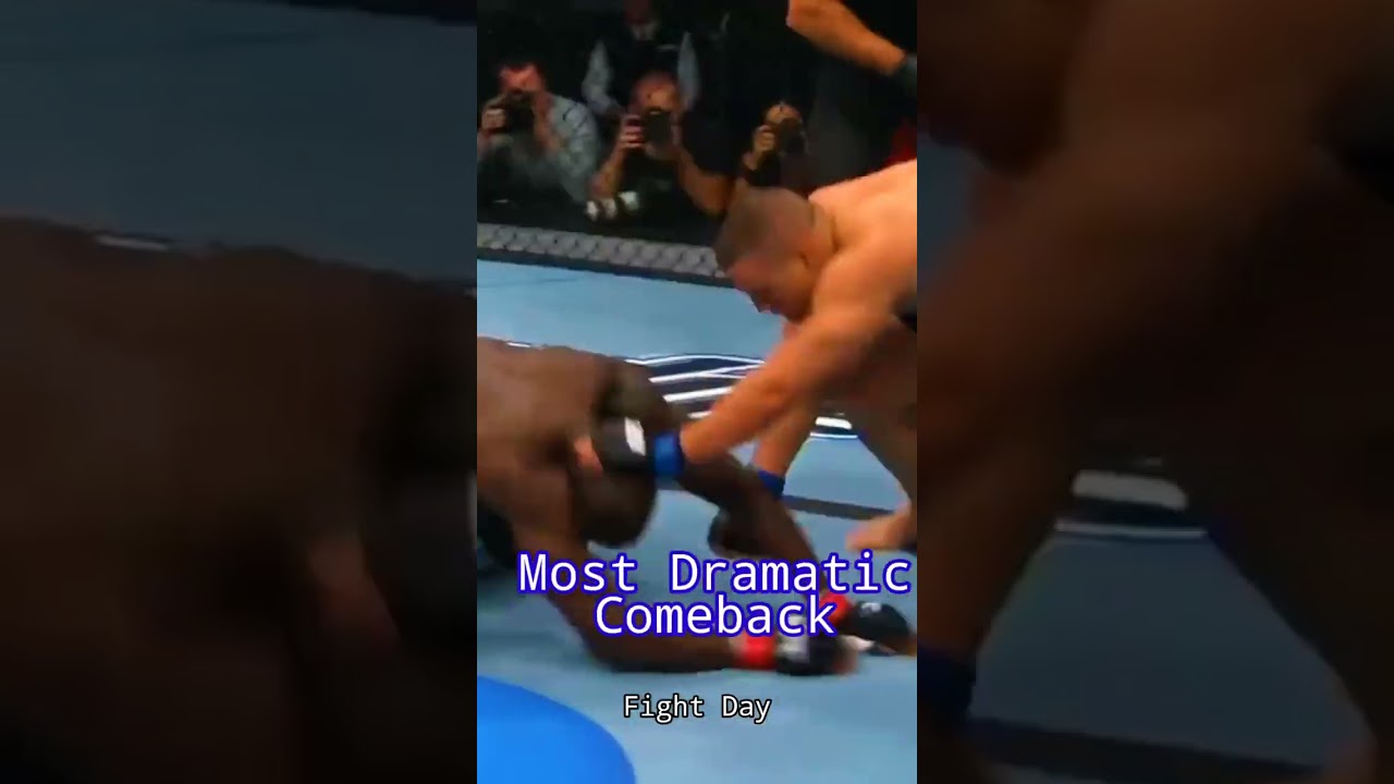 Dramatic ❗💢 The best comeback UFC History