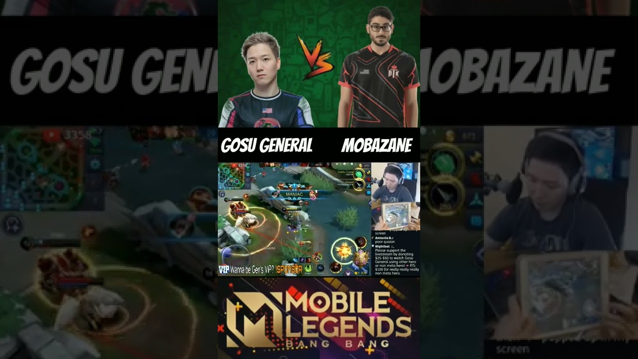 Gosu general vs Mobazane🔥 || Granger savage🔥 