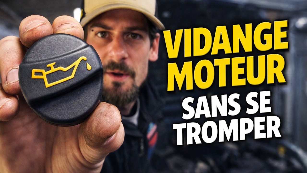 VIDANGE MOTEUR SOI-MÊME (méthode simple, sure et universelle)