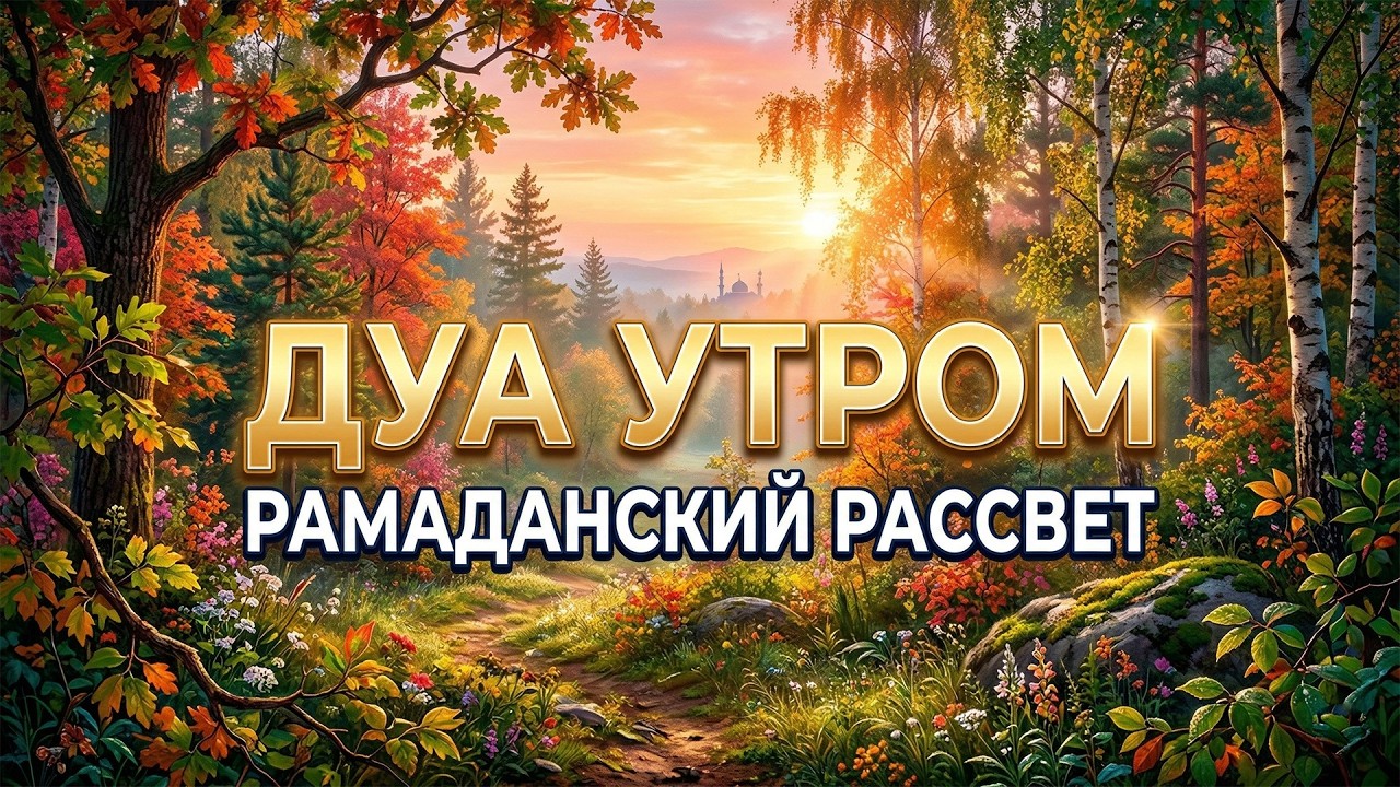 ☀️ СВЕТЛОЕ НАЧАЛО ДНЯ В РАМАДАН 2026, ДУА УТРОМ 🤍
