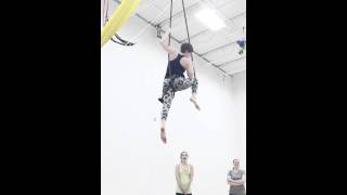 Trapeze Practice 03/15/2015 (First Trapeze Sequence)