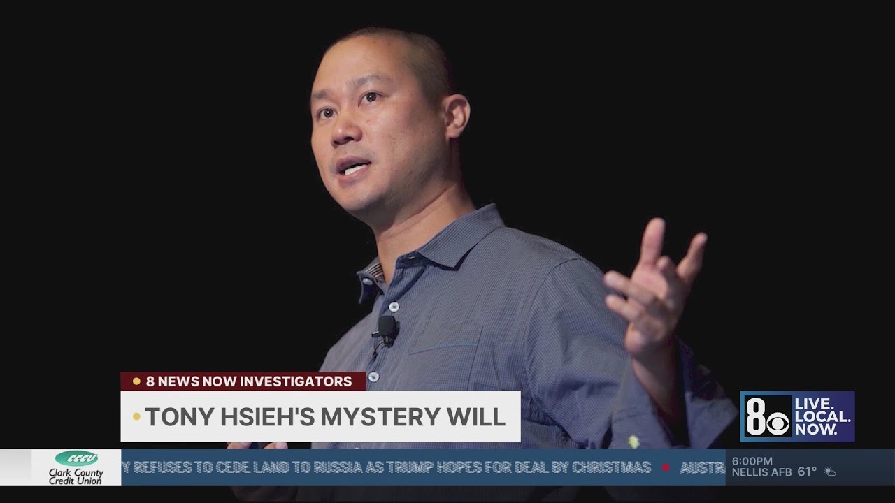 Doubts emerge across Las Vegas about Tony Hsieh's possible will