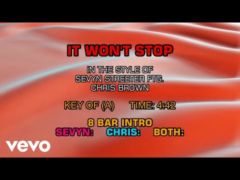 Video thumbnail for Sevyn Streeter - It Won't Stop ft. Chris Brown