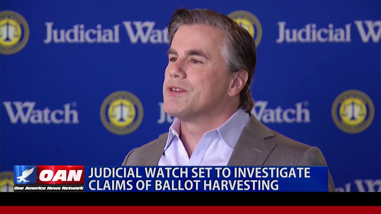 Judicial Watch Set To Investigate Claims Of Ballot Harvesting - YouTube