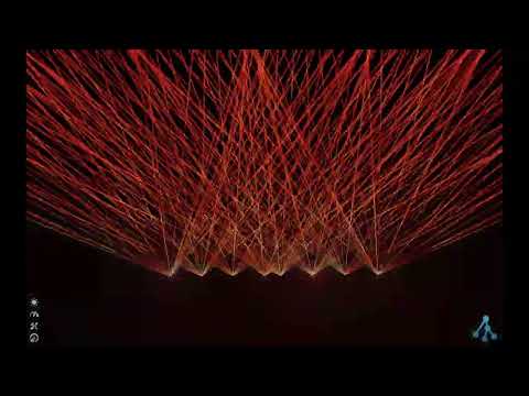 Hooked on the Bassline - Marie Vaunt (Laser Show Depence Visualization)
