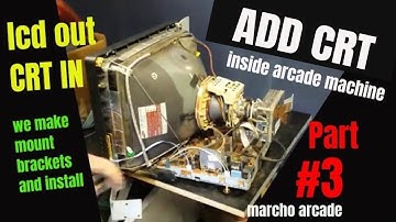 CRT IN  LCD out - PART 3 - Nintendo Arcade Cabinet
