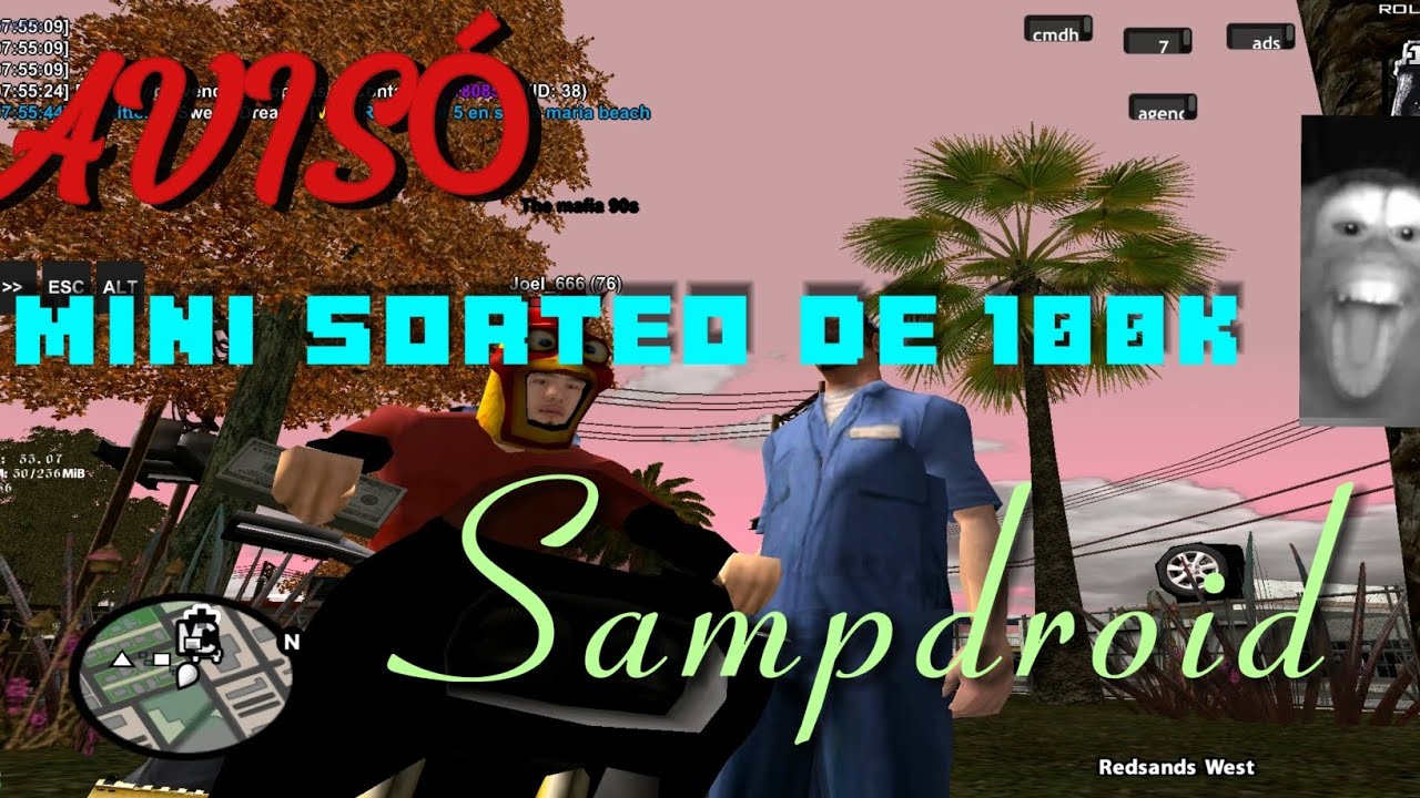 JUGANDO SAMP [ MINISORTEO SAMPDROID 100K ]