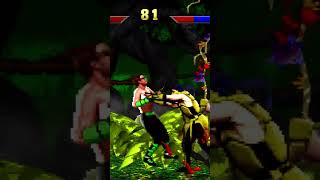 Jhonny Cage Fighjts In the Jungle New Stage 💀 #shorts #umk3 #mk3 #retro #retrogaming