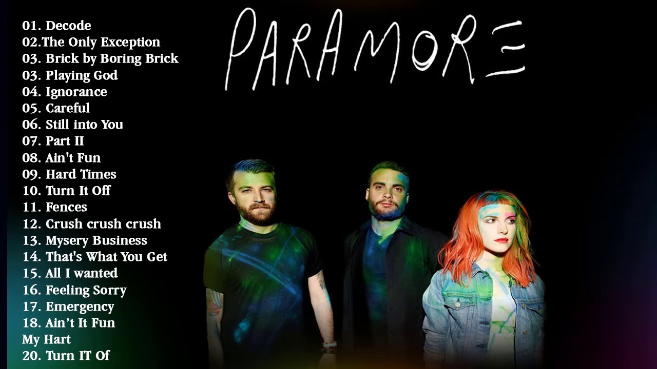 Paramore Greatest Hits  2020 Full album - The Best of Paramore playlist
