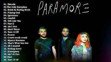 Paramore Greatest Hits  2020 Full album - The Best of Paramore playlist