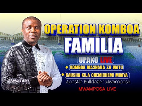 LIVE NOW 12 01 2026 OPERATION KOMBOA FAMILIA MAOMBI 12 