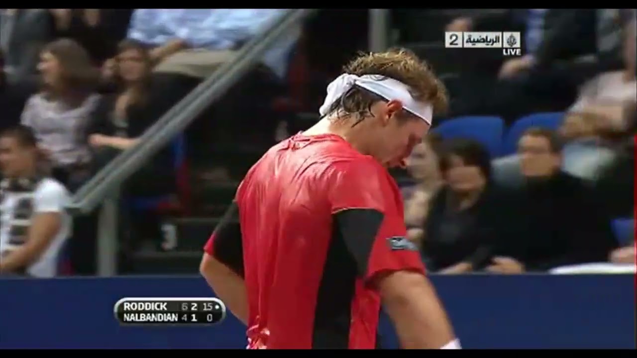 Andy Roddick vs David Nalbandian 2010 Basel QF Highlights