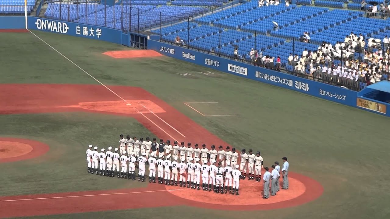 帝京高校野球部 初戦は6回サヨナラコールド：第96回全国高校野球