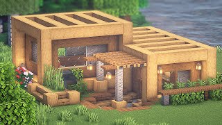 Minecraft I Como Construir Uma Casa Moderna de Madeira [MUNDO QUADRADO] :  r/minecraftbrasil