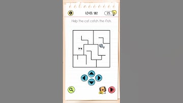 Brain Test All-Star Level 182 help the cat catch the fish #Shorts #BrainTest #IQBoost