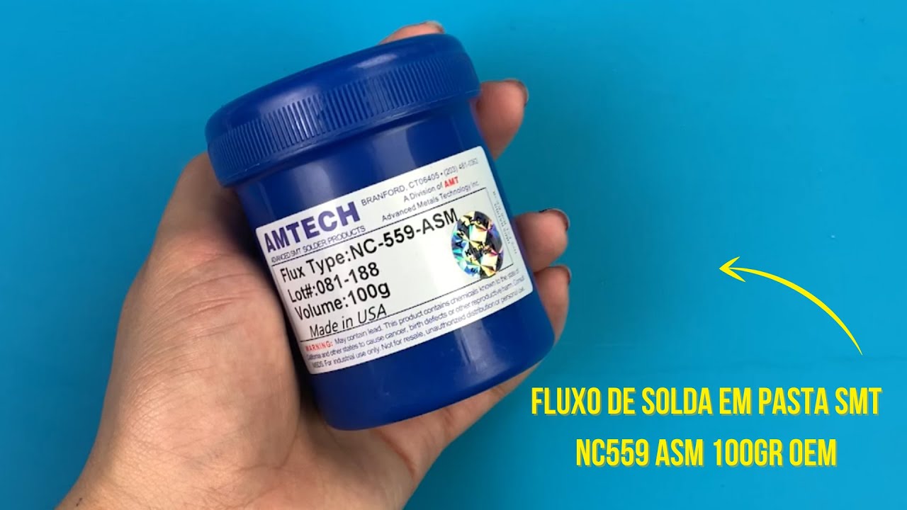 Fluxo De Solda Em Pasta Smt Nc559 Asm 100gr OEM