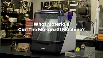 What materials can the Makera Z1 machine?
