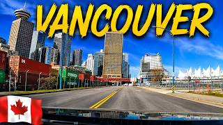 Vancouver | Driving Downtown  | Canada 🇨🇦
