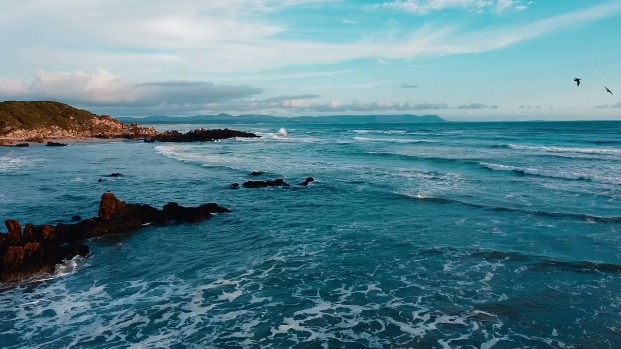 Voelklip beach by drone