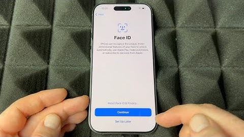 How to Setup Face ID on iPhone 16 Pro