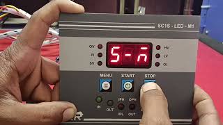 SC1T LED M1 - Servo stabilizer control card Settings & Calibration