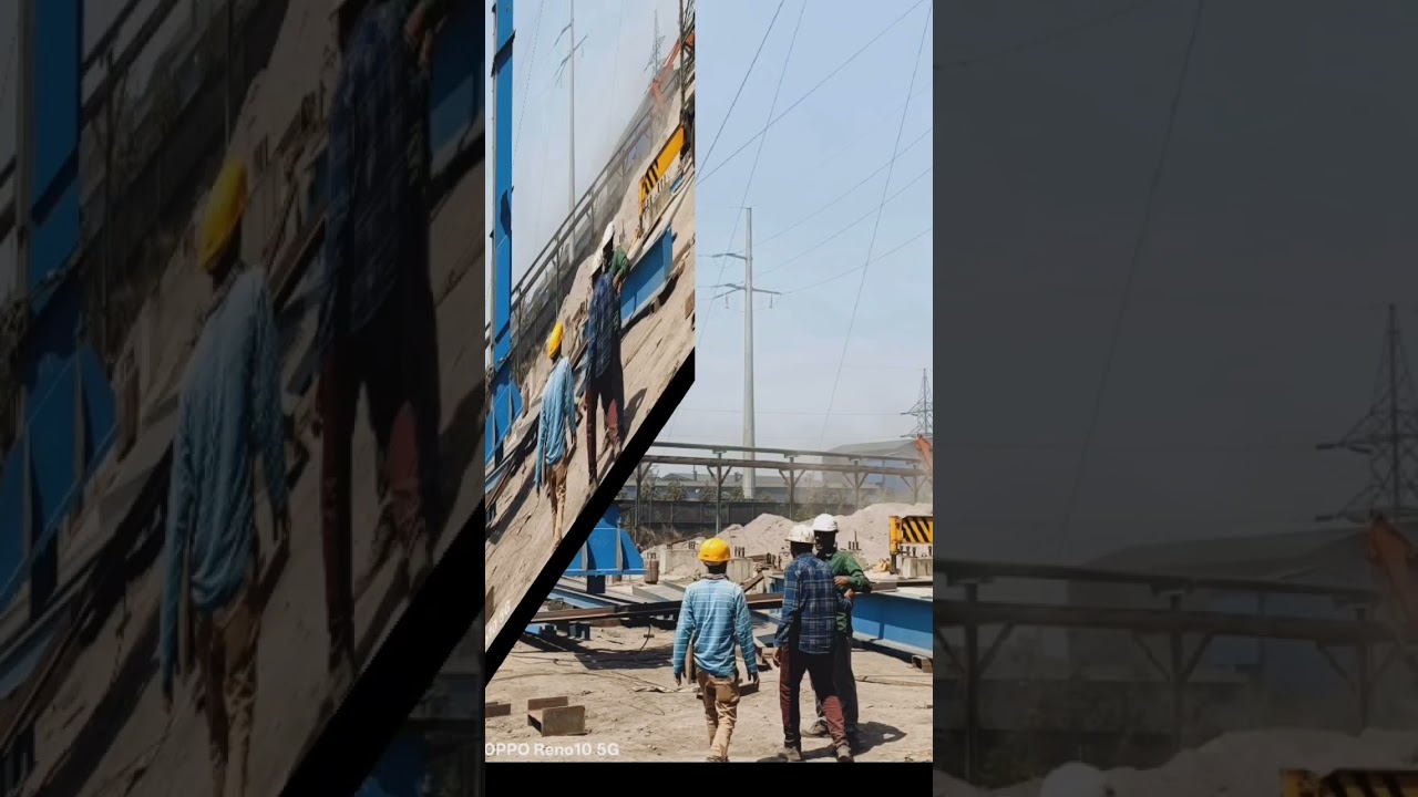 "Boiler Column Lifting and Erection at Site"