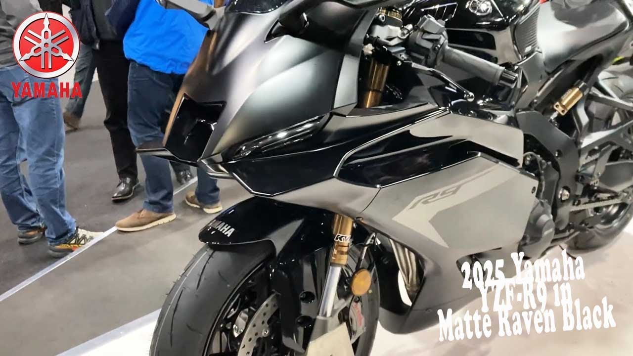 2025 Yamaha YZF-R9 in Matte Raven Black 🏍️ - YouTube