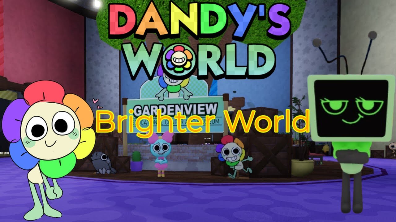 "Brighter World" [LYRICS] -Rockit Music (A Dandy's World Roblox Song)