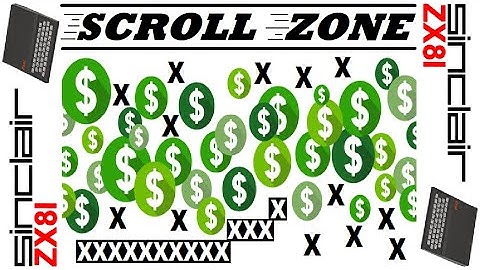 SCROLL ZONE (2024) Longplay, ZX81 16K