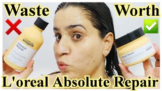 Loreal Absolute Repair Shampoo and mask Review