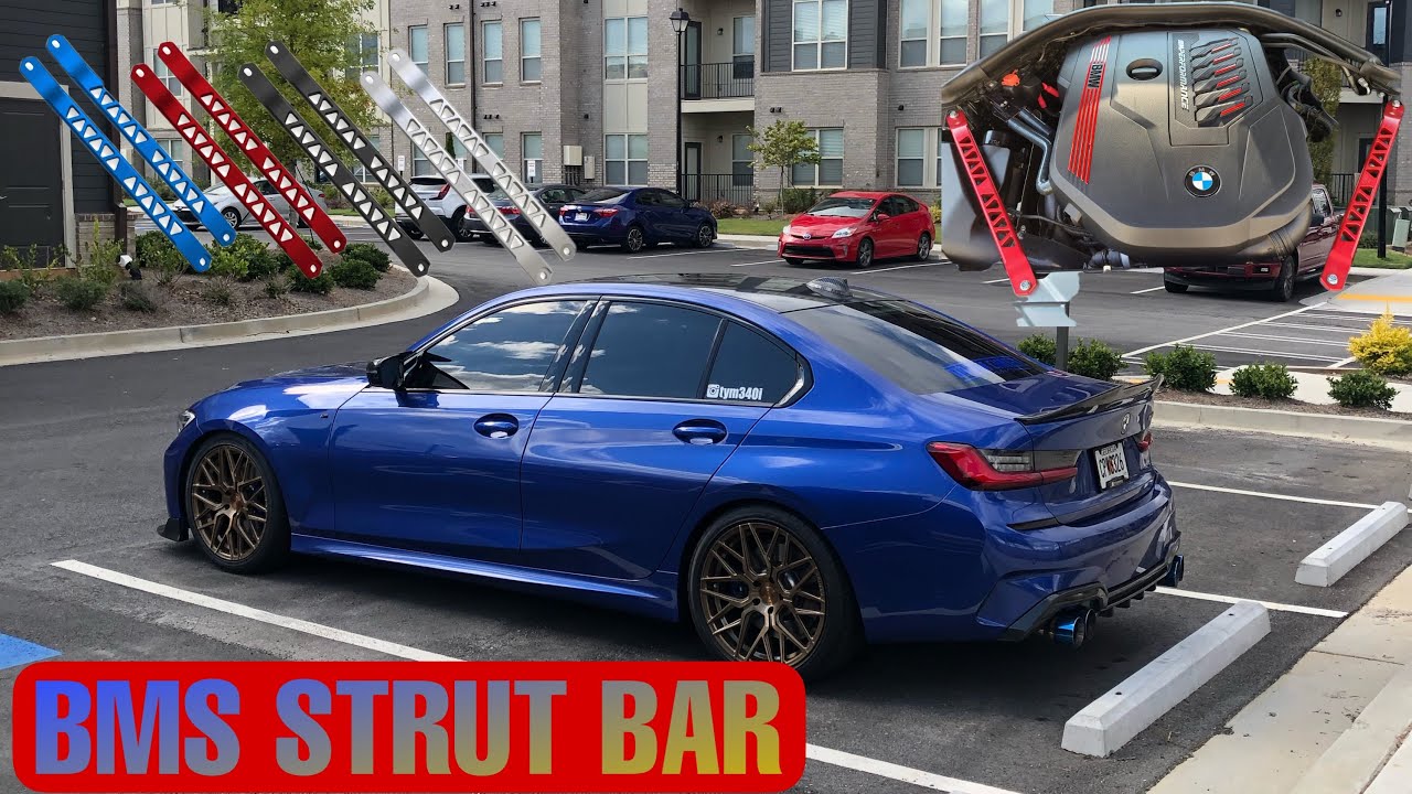 M340i G20 BMS Strut Braces Install YouTube
