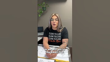 Loan Officer Assistant explains the process of Clear to Close