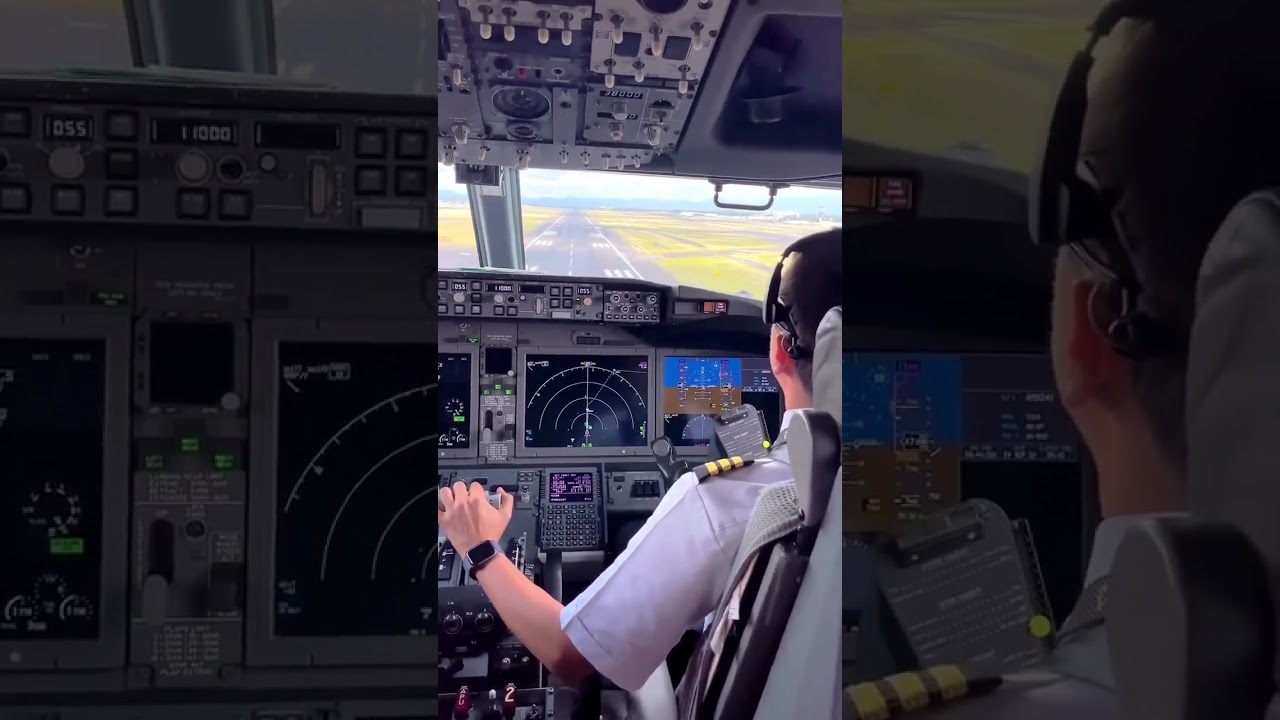 Boeing 737 Max Landing  - Cockpit View #shorts