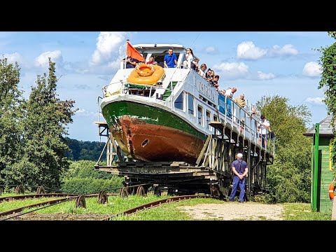 Ships travelling on Land | Elblag Canal Boat Lift