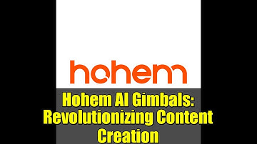 Hohem AI Gimbals: Revolutionizing Content Creation | Best Buy Partnership