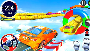 Car Stunt Racing Simulator 3D 2025 - Onmogelijke racebaan-autoracegame - Android-gameplay