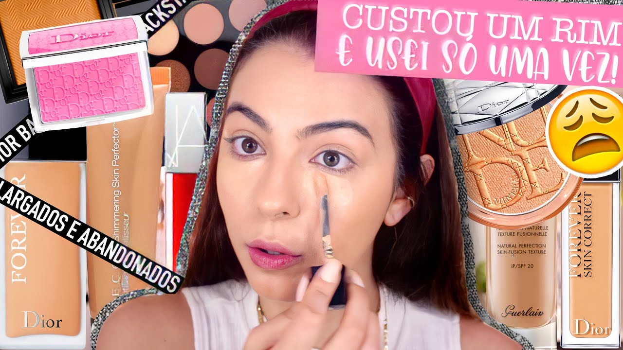 Makes CARAS que eu USEI SÓ UMA VEZ! LARGADAS e ABANDONADAS NA GAVETA! 🤣