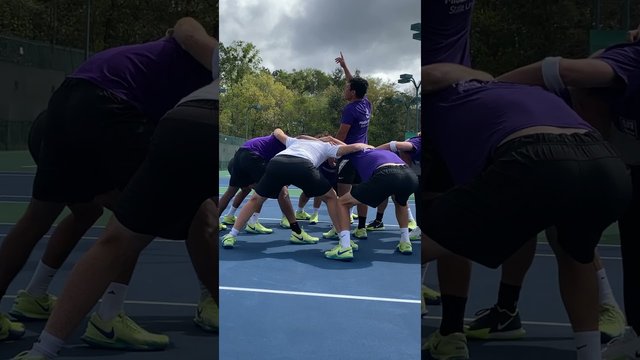 This is the most important part of the college tennis pre match routine! 🔥🔥 