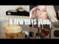 VLOG: at home pumpkin cream cold brew, new artwork and home decor, workouts I've been loving