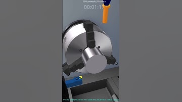 G94 in CNC | What is G94 in Fanuc | #simulator​​ #cnc​#boringOperations​#shorts #short