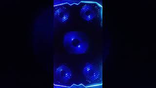 ZEBRONICS NC8000 upto 17 inch, 5 Fans, Speed Control, 10 RGB Modes 5 Fan Cooling Pad only for Rs1200