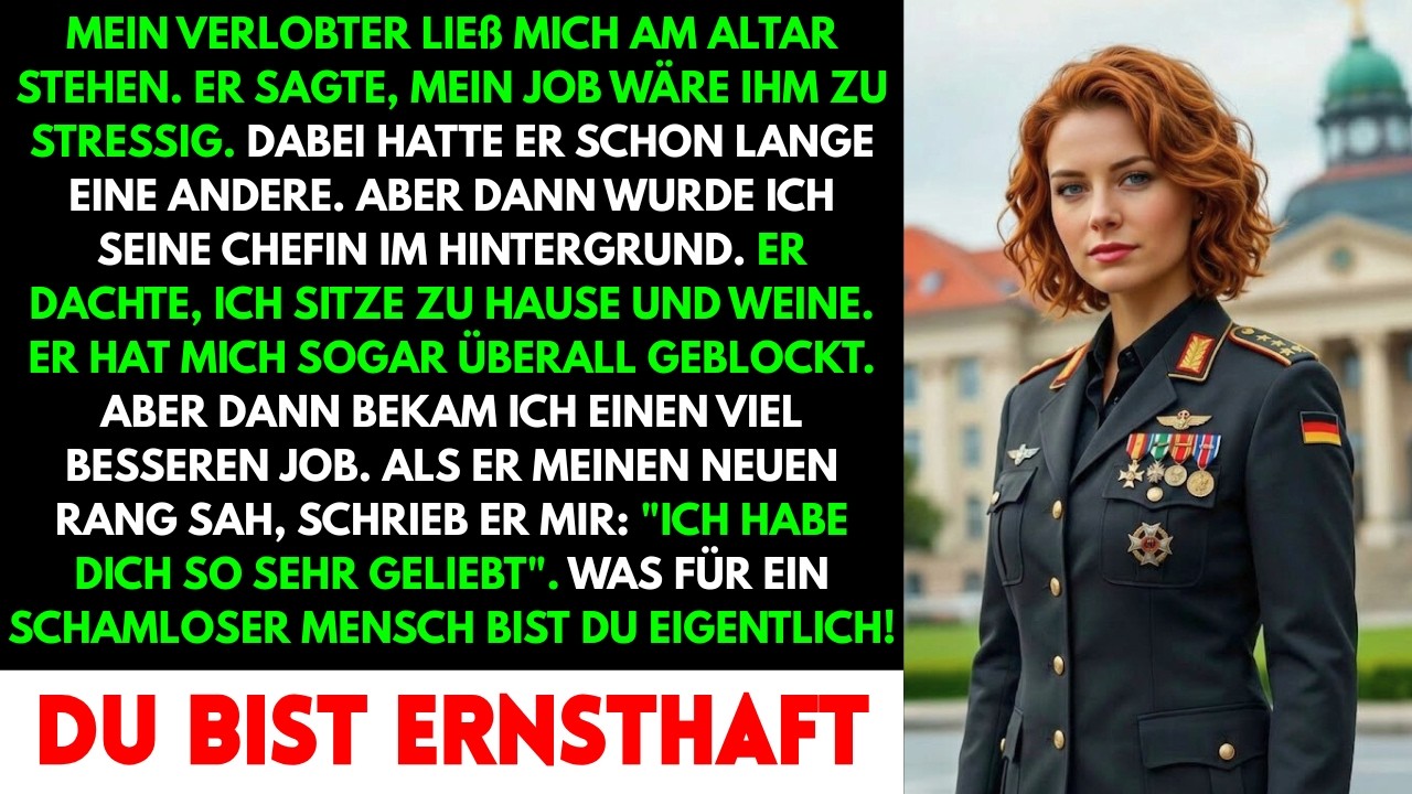 Mein Verlobter ließ mich am Altar stehen. Bis er von meiner Beförderung erfuhr und geschockt war.