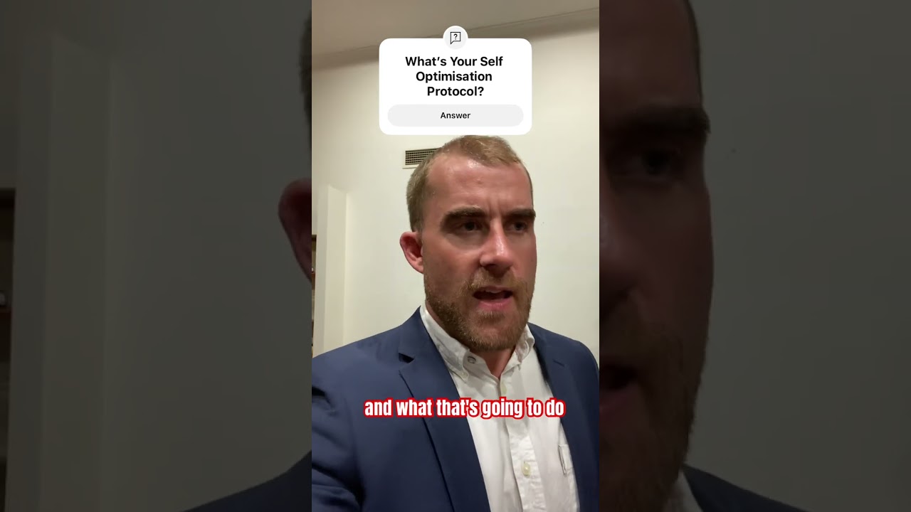 Self-optimisation for me, is moving my body. 