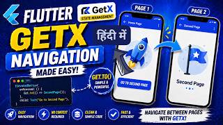 Navigate Between Pages Using GetX in Flutter App | IT WALA | HINDI-हिंदी