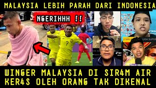 ADA APA DENGAN MALAYSIA..SEPAK BOLA LEBIH PARAH DARI INDONESIA WINGER MALAYSIE DI SIRAM AER KERAS