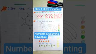 Numbers & Counting 1–100 Adventure | Fun Maths Worksheet for Class 1 Kids | Autumn Break Pack