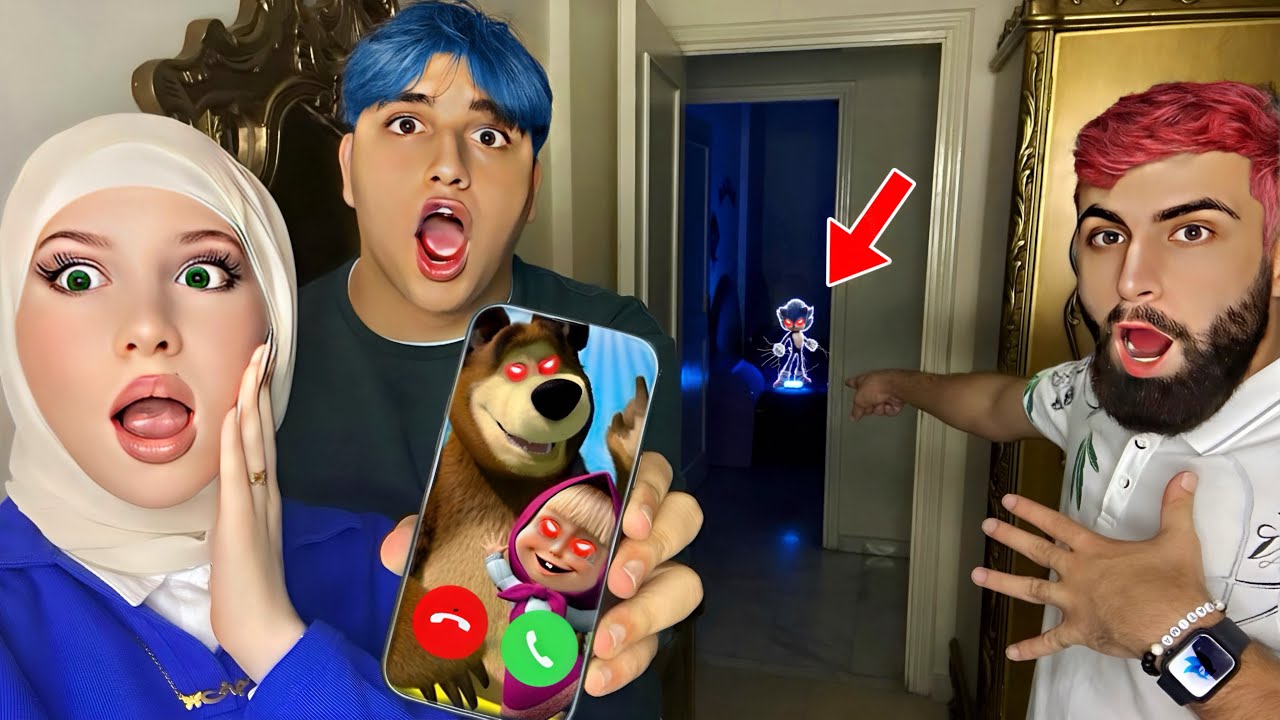 هاجمنا سونيك الشرير ببيتنا الساعة 3:30صباحاً وشفا حاولت تساعدنا…!! مخيف