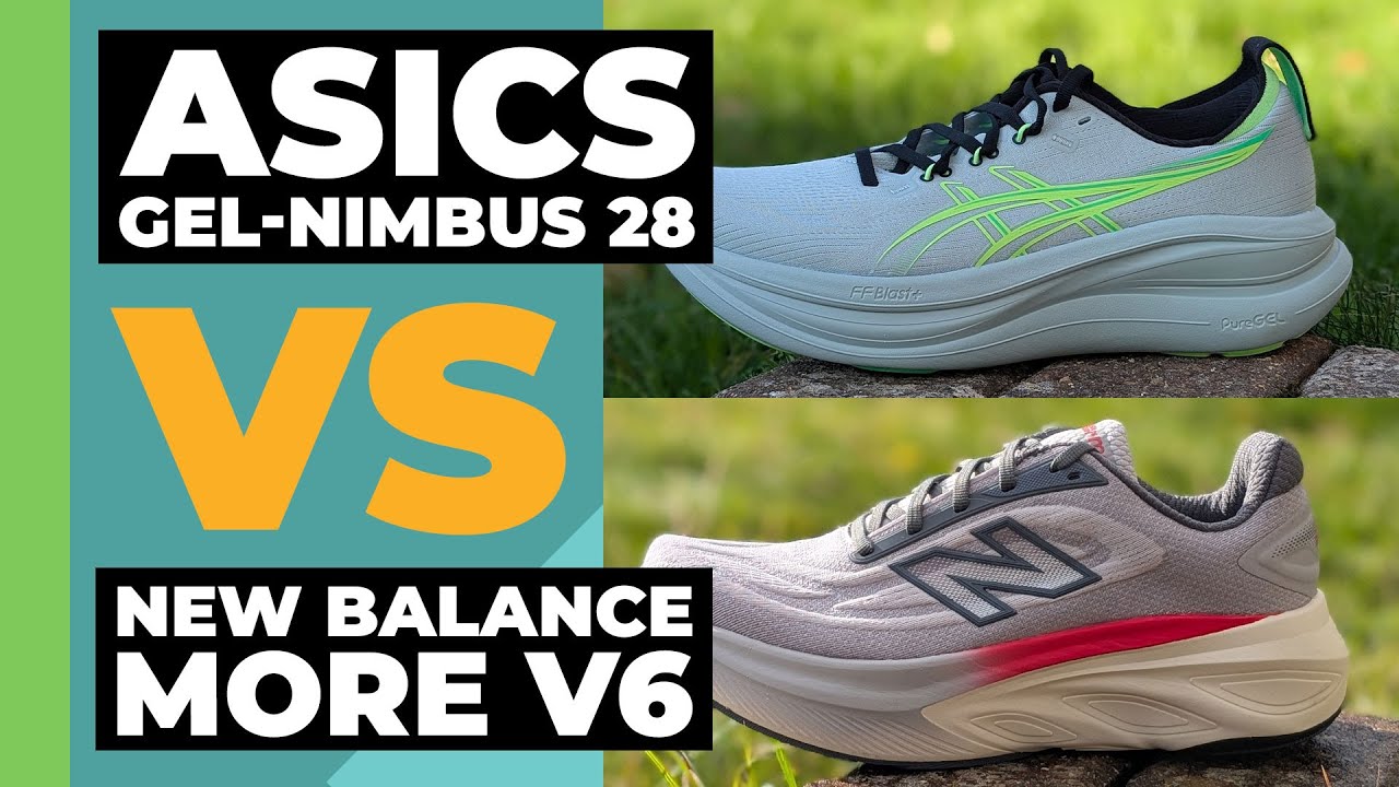 Asics Gel-Nimbus 28 Vs New Balance More V6 | Which cushioned shoe is worth the money?